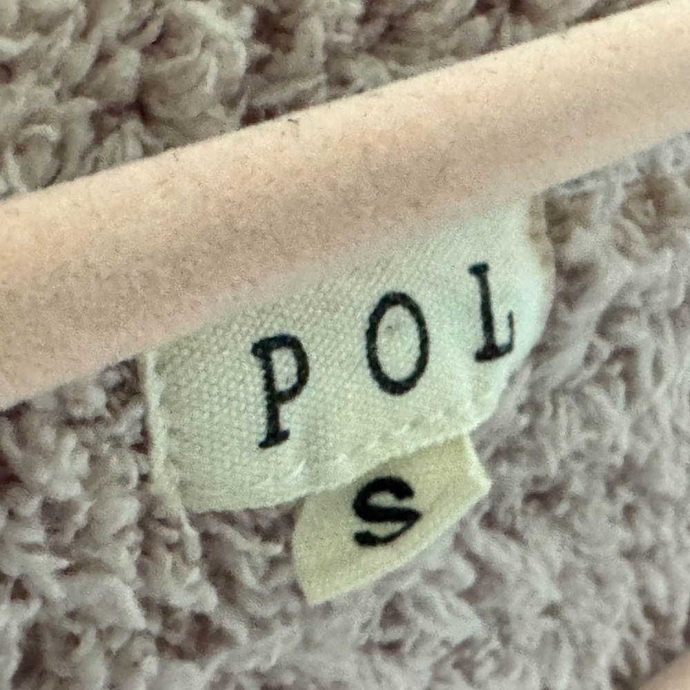 POL Fleece Soft Maxi Dress in Light Taupe Size Small New - Picture 11 of 16